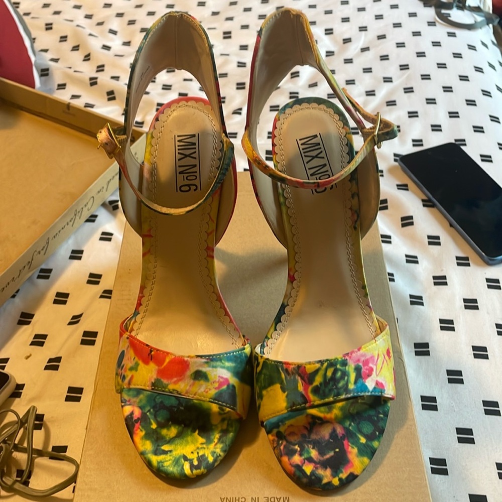 Mix No 6 high heels multiple colored